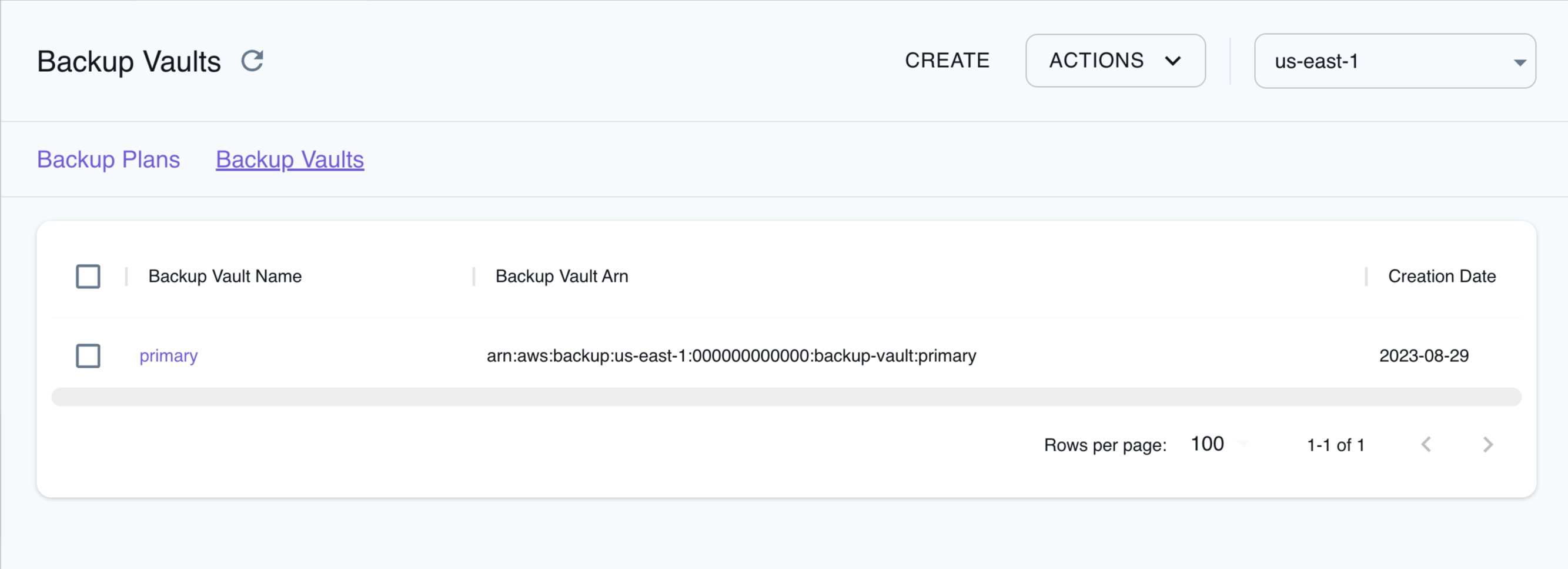 Backup Resource Browser